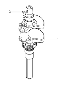 Kohler Cv732-3015 Crankshaft Diagram and Parts List for Z-FORCESZ48 (53ATDFJB-53ATDFJB050)(2014) Cub Cadet Lawn Tractor